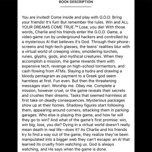 The God Game by Danny Tobey - Picture 2 of 2